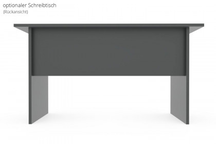 Allrounder von Rauch Blue - Schrank & Schubkastenbett grau-metallic