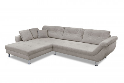 Brooklyn-LE26 von Exxpo - Polstergarnitur links linen