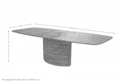 #117 Dining Table von Skovby - Esstisch Nussbaum furniert