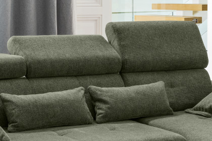 Neapel von Benformato - Ecksofa rechts moosgrün