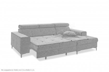Neapel von Benformato - Ecksofa rechts moosgrün