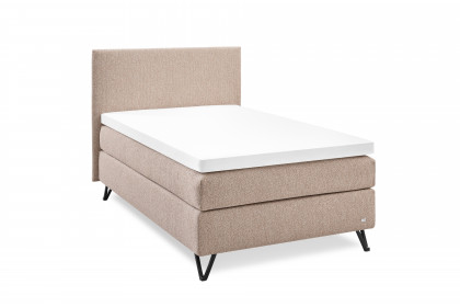Adesso von RUF Betten - Boxspringbett KTE beige-grau