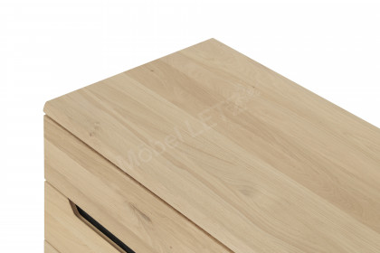 Ameno-living von Decker - Sideboard aus Wildeiche mit Absetzung in Schiefergrau