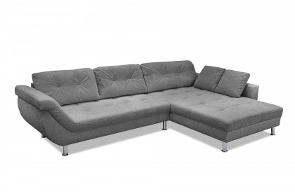 Brooklyn-LE26 von Exxpo - Polstergarnitur rechts dark grey