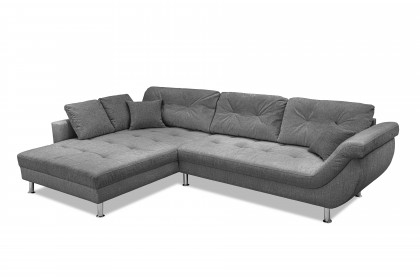 Brooklyn-LE26 von Exxpo - Polstergarnitur links dark grey