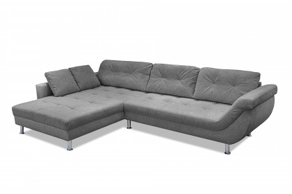 Brooklyn-LE26 von Exxpo - Polstergarnitur links dark grey