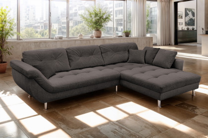 Brooklyn-LE26 von Exxpo - Ecksofa rechts espresso