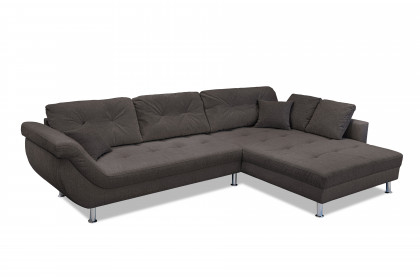 Brooklyn-LE26 von Exxpo - Ecksofa rechts espresso