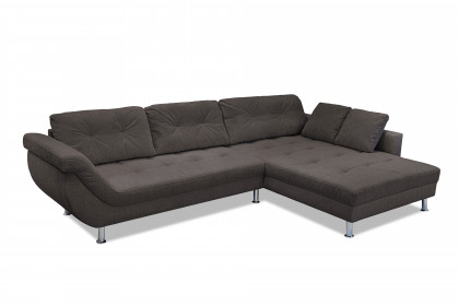 Brooklyn-LE26 von Exxpo - Ecksofa rechts espresso
