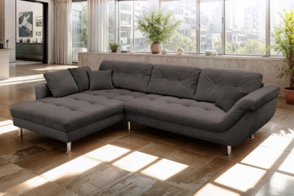 Brooklyn-LE26 von Exxpo - Ecksofa links espresso