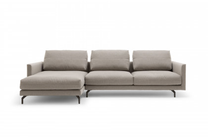 CR.414 von creation by Rolf Benz - Ecksofa links signalgrau