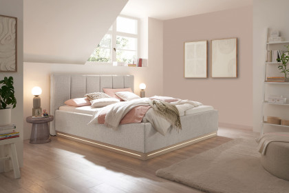 Franklin von set one by Musterring - Polsterbett 180 beige