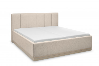 Franklin von set one by Musterring - Polsterbett 180 beige