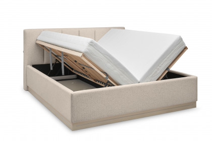Franklin von set one by Musterring - Polsterbett 180 beige