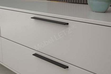 Kara-System von Musterring - Wohnwand in Brillantgrau mit Feinschliff grigio
