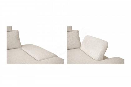 Easy von Dietsch - Ecksofa creme
