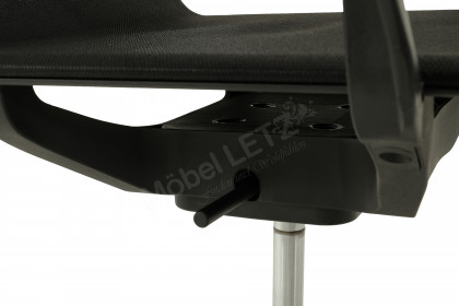 Zitwell 40 aus der Kollektion Letz - Homeofficestuhl in Schwarz