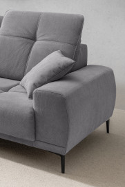 Nesto von Benformato - Ecksofa Ausführung links dunkelgrau