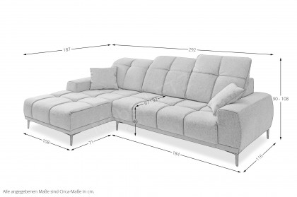 Nesto von Benformato - Polstersofa links dunkelgrün