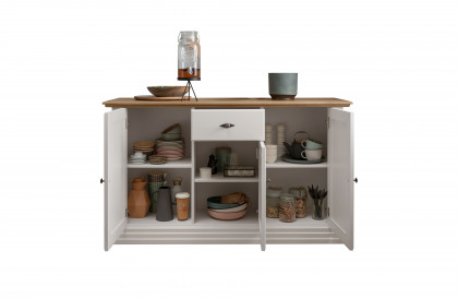 WZ-0622 von GK Möbelvertrieb - Sideboard I Kiefer weiß/ Eiche