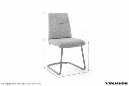 Zoe 3.0 von Venjakob - Esszimmerstuhl in Silver