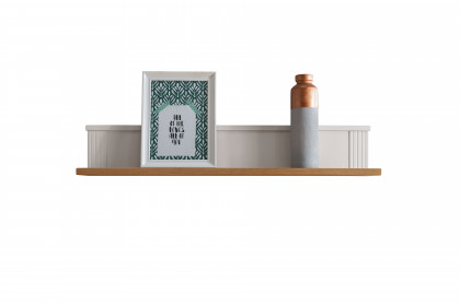 WZ-0622 von GK Möbelvertrieb - Wandboard ca. 100 cm breit Kiefer weiß/ Eiche