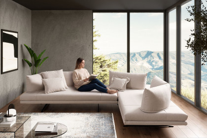 Maine Roots von Sofaschmiede - Sofaecke beige