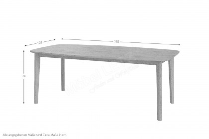 #119 Dining Table von Skovby - Esstisch mit Nanolaminat-Platte
