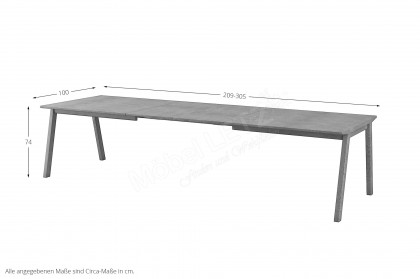#143 Dining Table von Skovby - Furniertisch ca. 209 x 100 cm