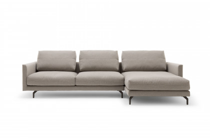 CR.414 von creation by Rolf Benz - Ecksofa rechts signalgrau