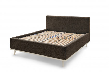 Delphi von Musterring - Polsterbett KT2 in Schwarz-Beige
