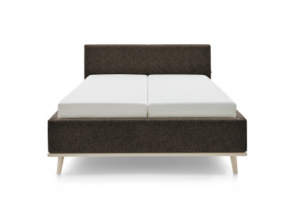 Delphi von Musterring - Polsterbett KT2 in Schwarz-Beige