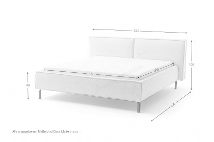 Calas von Candy Sleep - Polsterbett white