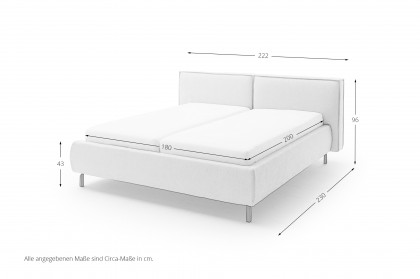 Calas von Candy Sleep - Polsterbett natur