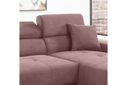 Orio von Benformato - Ecksofa Variante rechts rosa