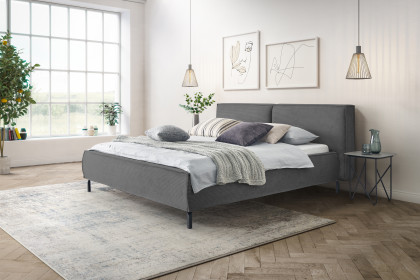 Calas von Candy Sleep - Polsterbett dark-grey