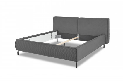 Calas von Candy Sleep - Polsterbett dark-grey