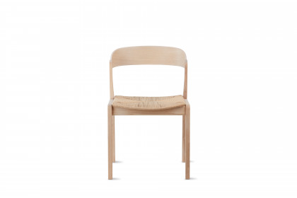 #827 Dining Chair von Skovby - Stuhl Eiche massiv, weiß geölt