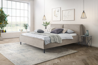 Calas von Candy Sleep - Polsterbett taupe