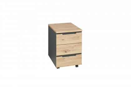 Memphis-Office von Innostyle - Schreibtisch in Artisan Eiche