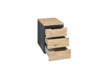 Memphis-Office von Innostyle - Schreibtisch in Artisan Eiche