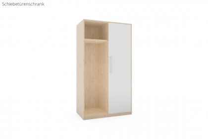 MULTIFLEX von Schlüter Möbelfabrik - Garderoben-Set mit Schreibtisch Eiche