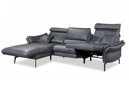 MR 230 von Musterring - Ledersofa links anthrazit