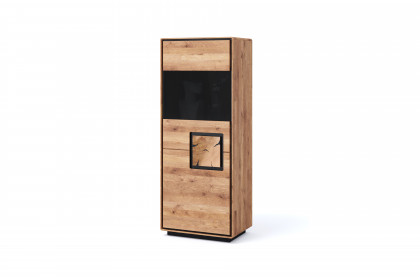 WZ-0625 von GK Möbelvertrieb - Highboard I-L aus Wildeiche mit Hirnholz