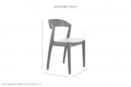 #107 Dining Table von Skovby - Massivholztisch ca. 160 x 101 cm