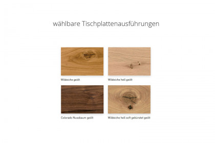 ET586 Til von Venjakob - Esstisch mit anthrazitfarbenem Gestell