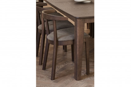 #108 Dining Table von Skovby - Esstisch Eiche furniert, mokka gebeizt