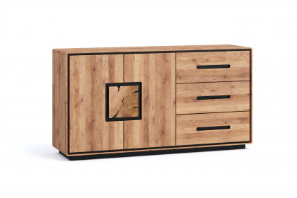 WZ-0625 von GK Möbelvertrieb - Sideboard I aus Wildeiche mit Hirnholz