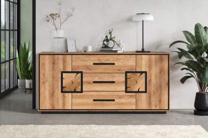 WZ-0625 von GK Möbelvertrieb - Sideboard II aus Wildeiche mit Hirnholz