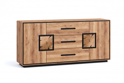 WZ-0625 von GK Möbelvertrieb - Sideboard II aus Wildeiche mit Hirnholz
